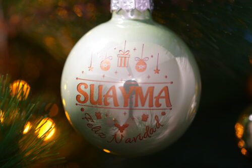 Bola de Navidad Personalizada Nombre Individual
